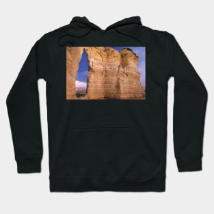 Arch In Monument Rocks National Landmark Kansas Ii Hoodie